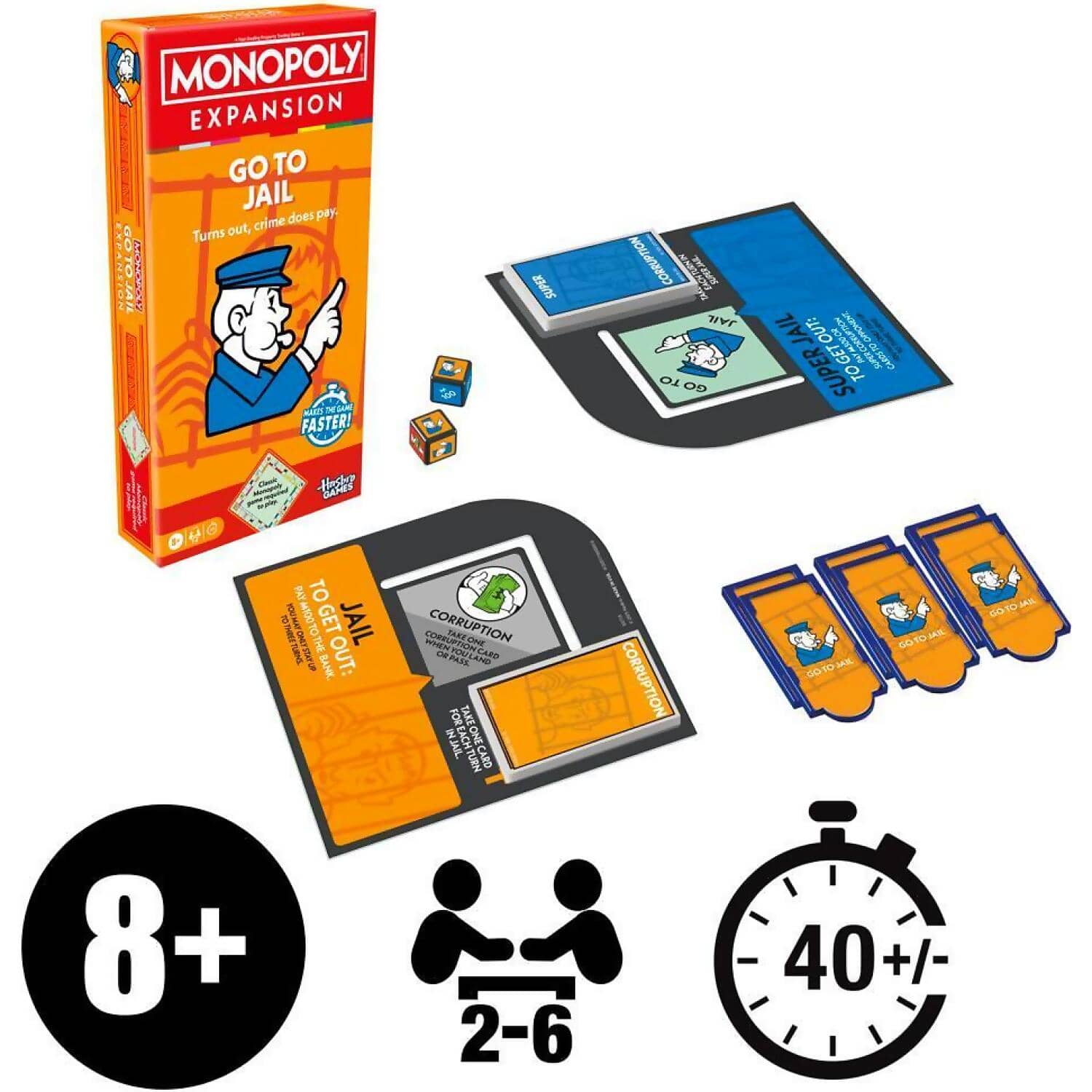 Monopoly - Expansion - Go To Jail - Hasbro