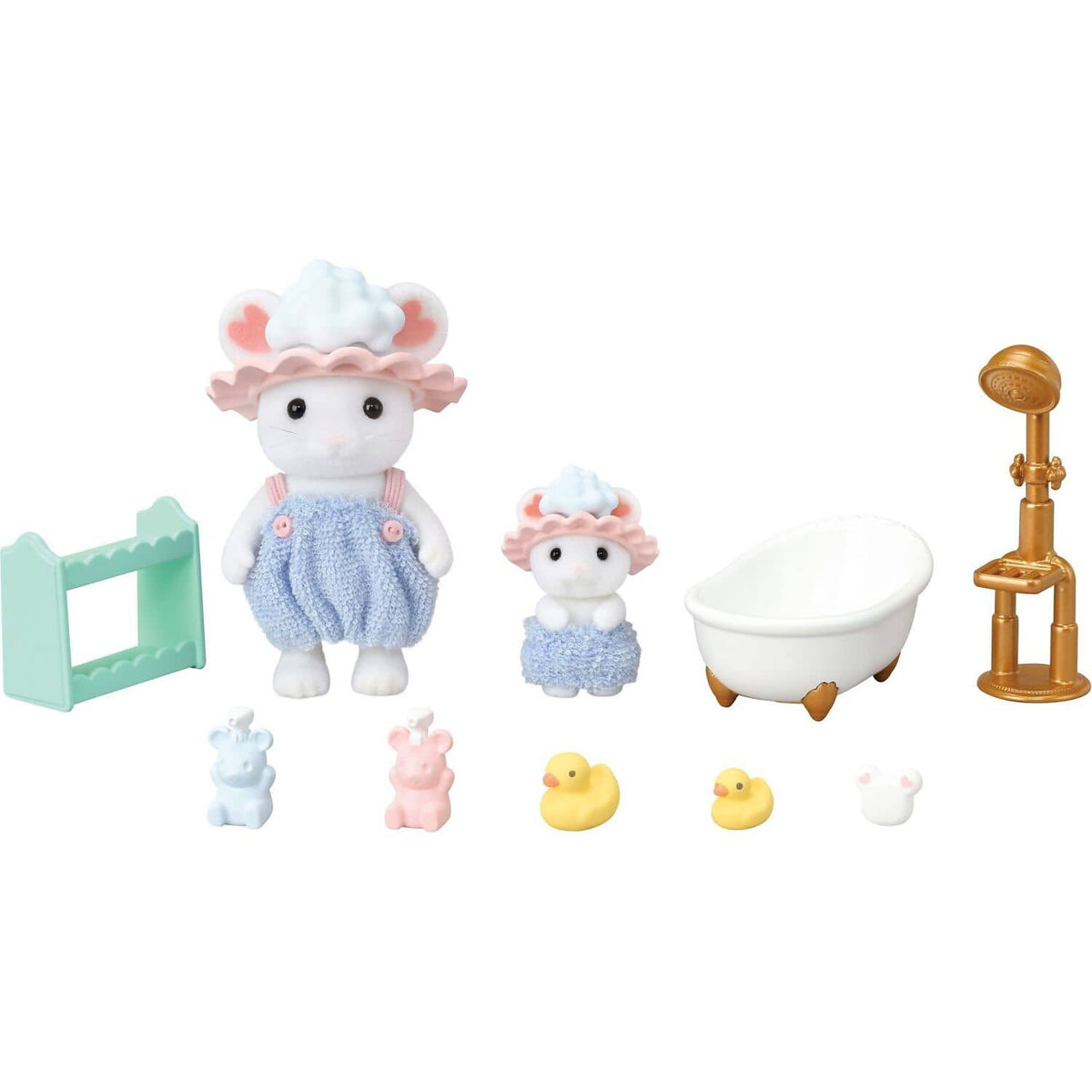 Sylvanian Families - Bath Time Bubble Siblings Playset