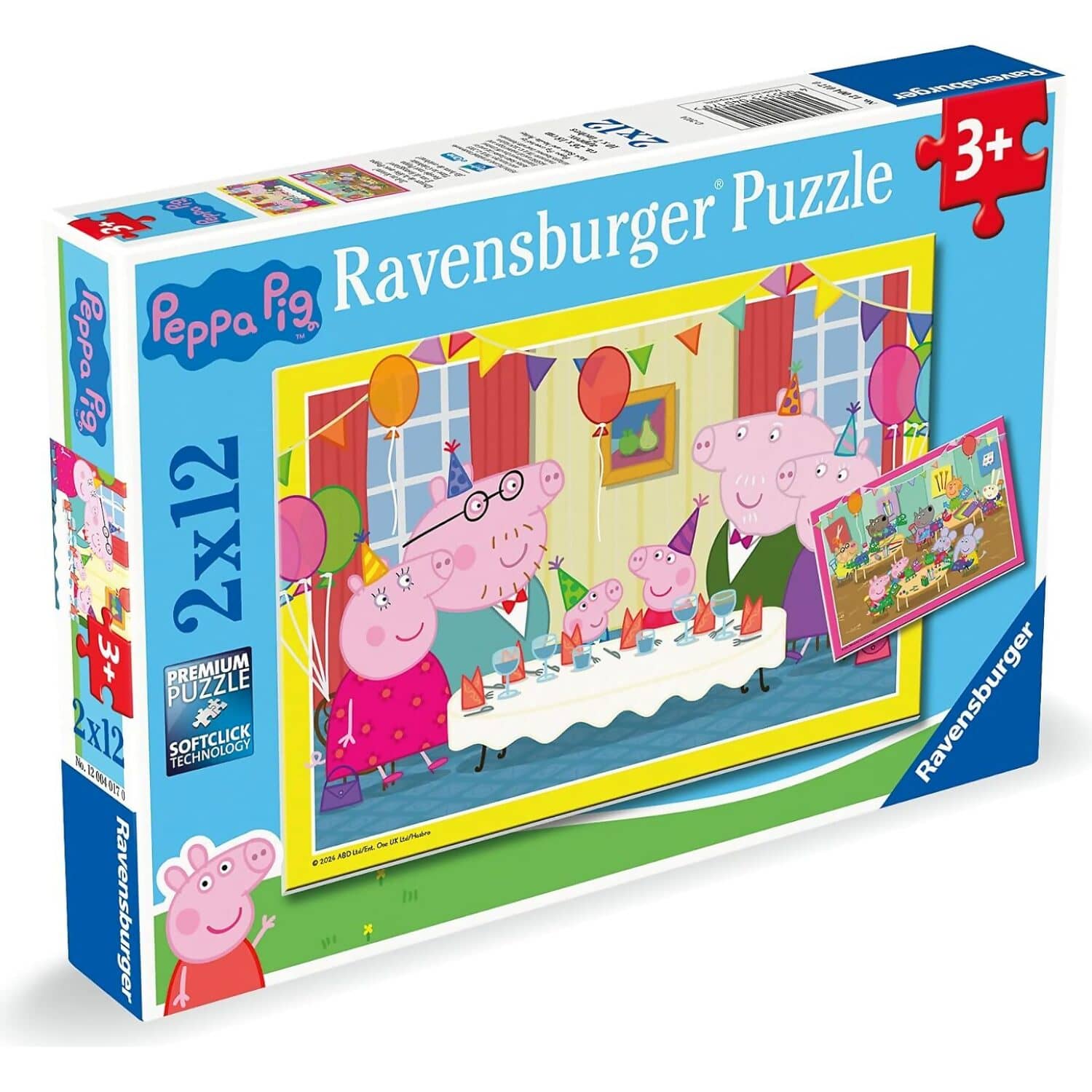 Ravensburger - Peppa Pig It's Party Time! Jigsaw Puzzle 2 X 24pc