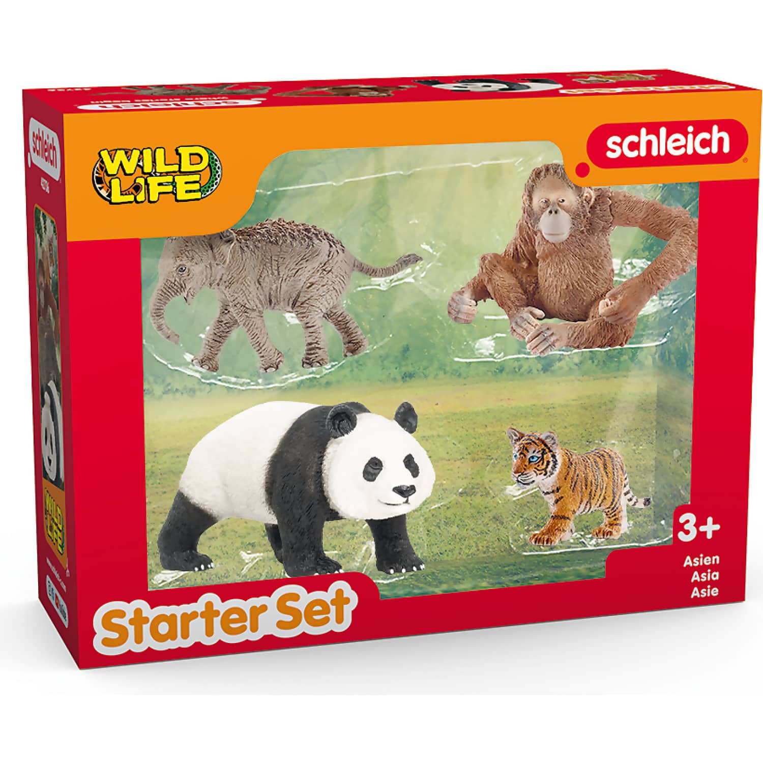Schleich - Wild Life Asia Starter Set Wild Life Animal Figurines