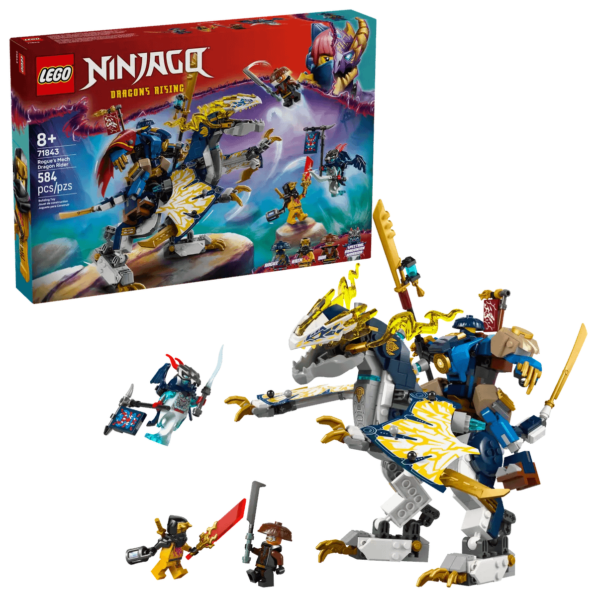 LEGO® 71843 Rogue's Mech Dragon Rider - NINJAGO®