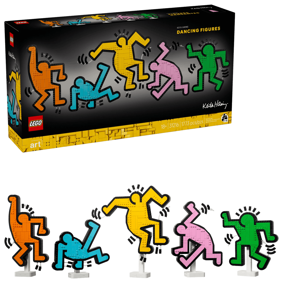 LEGO® 31216 Keith Haring Dancing Figures - ART