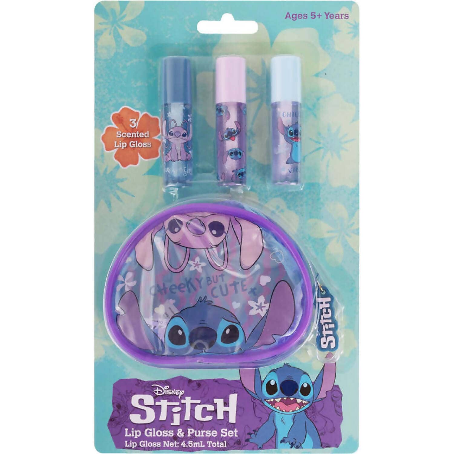 Disney - Stitch - 3 Pack  Lip Gloss & Purse Set