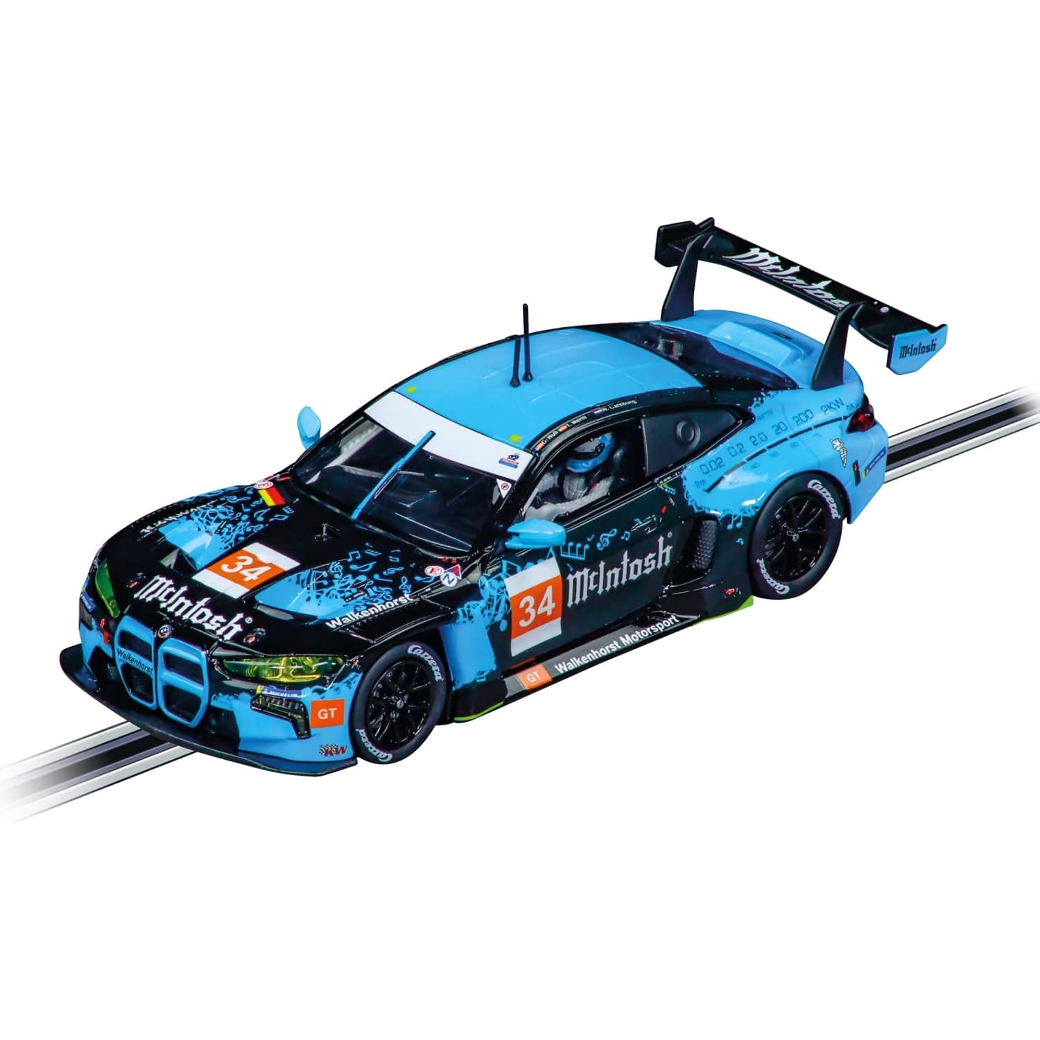 CARRERA - DIGITAL 1:32 BMW M4 GT3 WALKENHORST MOTORSPORT NO.34 SLOT CAR ALSO SUITS SCALEXTRIC