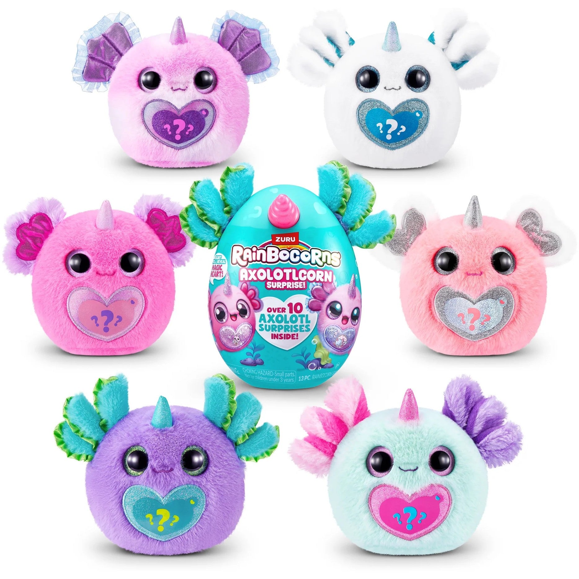 ZURU - Rainbocorns Axolotlcorn Surprise Plush Series 1