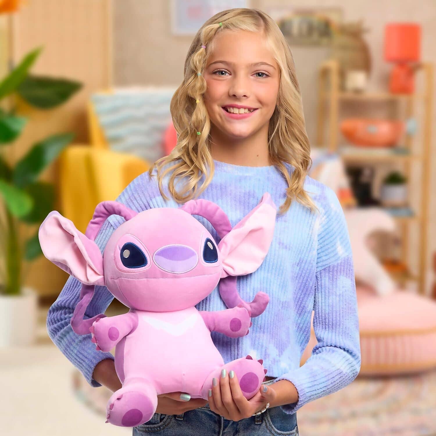 Disney - Stitch - Comfeez Weighted Angel 14-inch Plush
