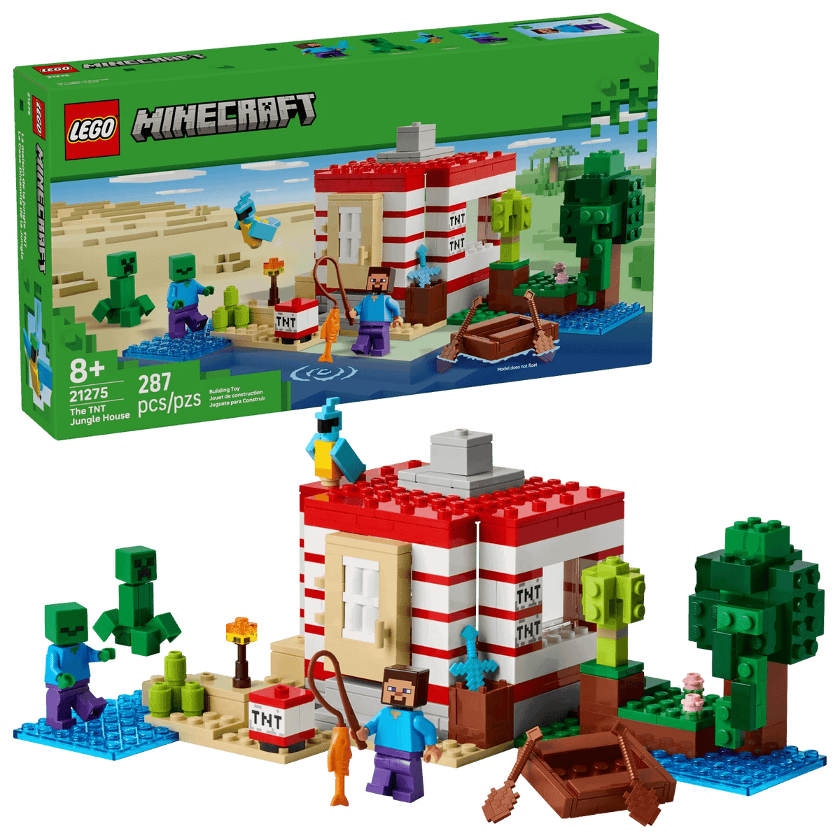 LEGO® 21275 The TNT Jungle House - Minecraft®