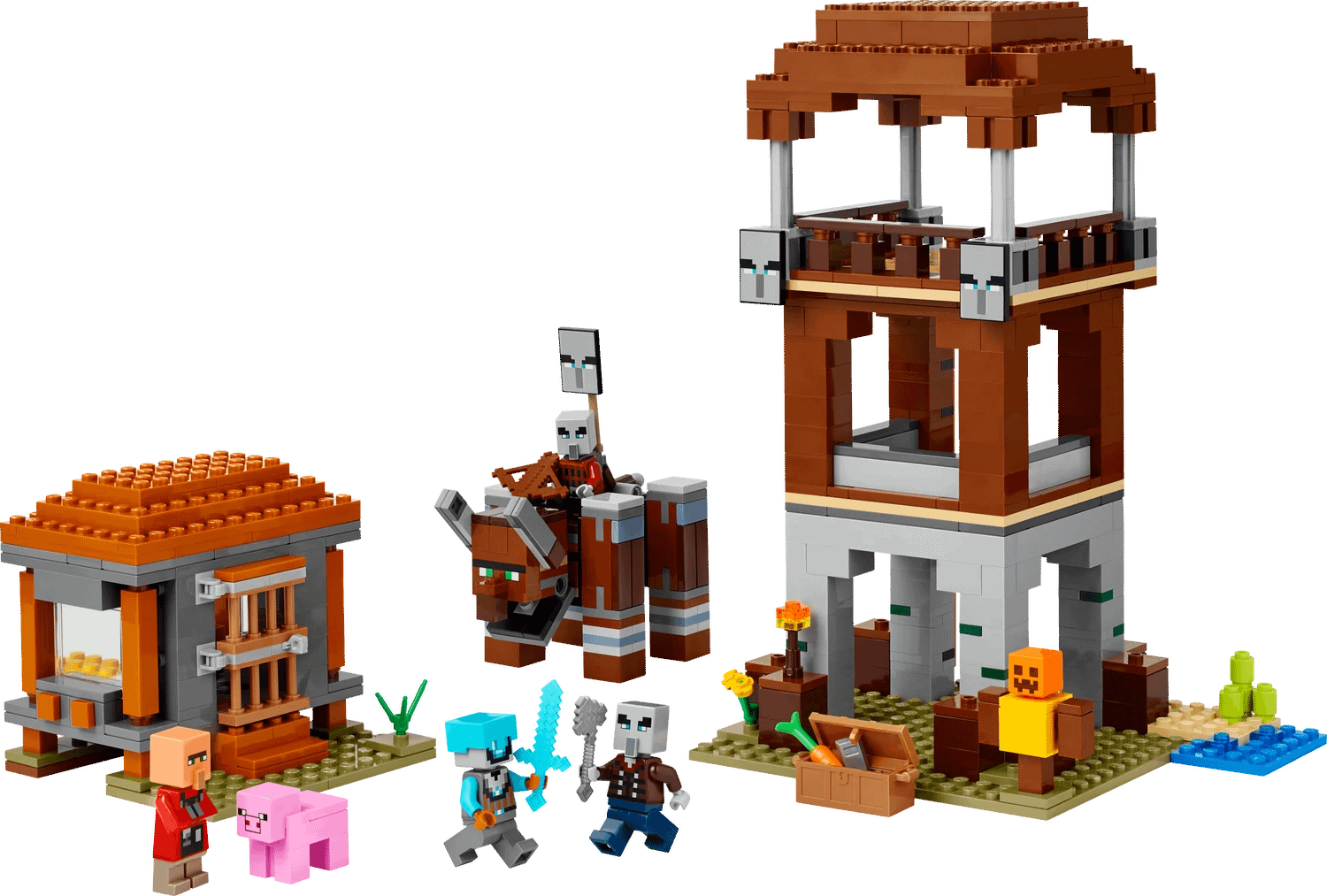 LEGO® 21278 The Pillager Outpost and Ravager - Minecraft®