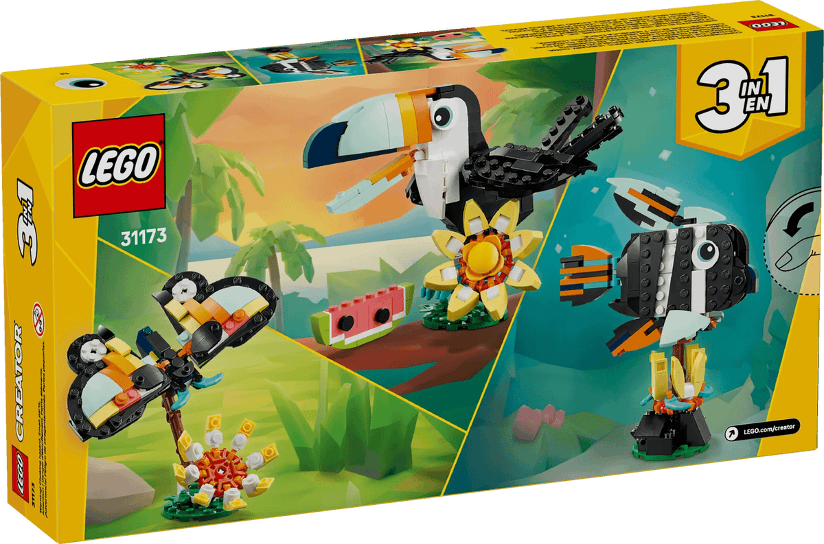 LEGO® 31173 Wild Animals: Tropical Toucan - Creator 3-in-1