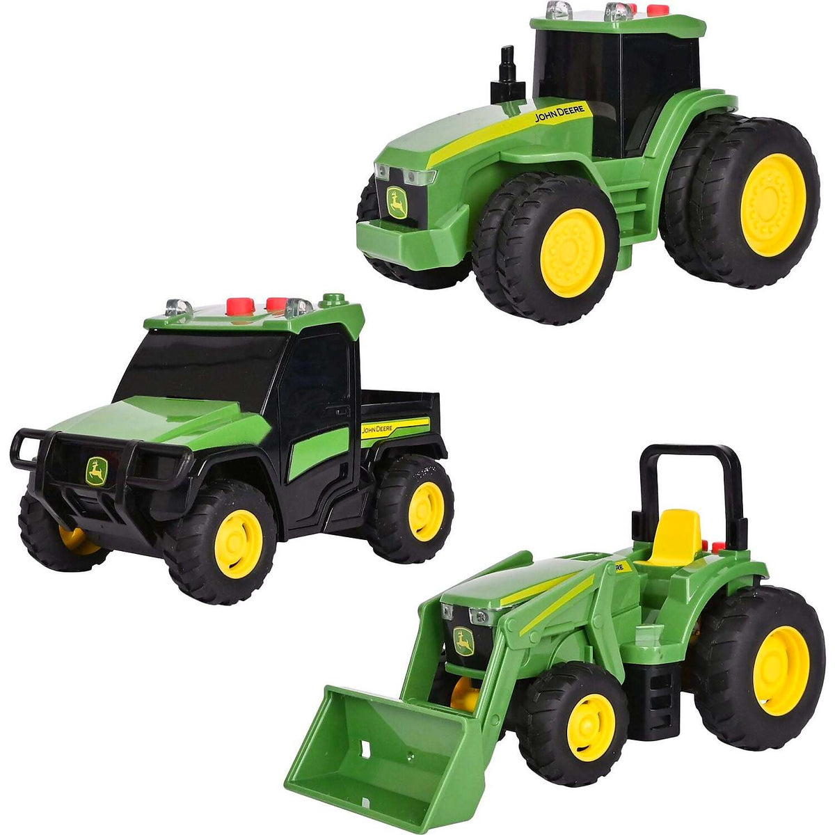 John Deere - Kids - Mini Farm Vehicles 3 Pack  with Lights & Sounds!