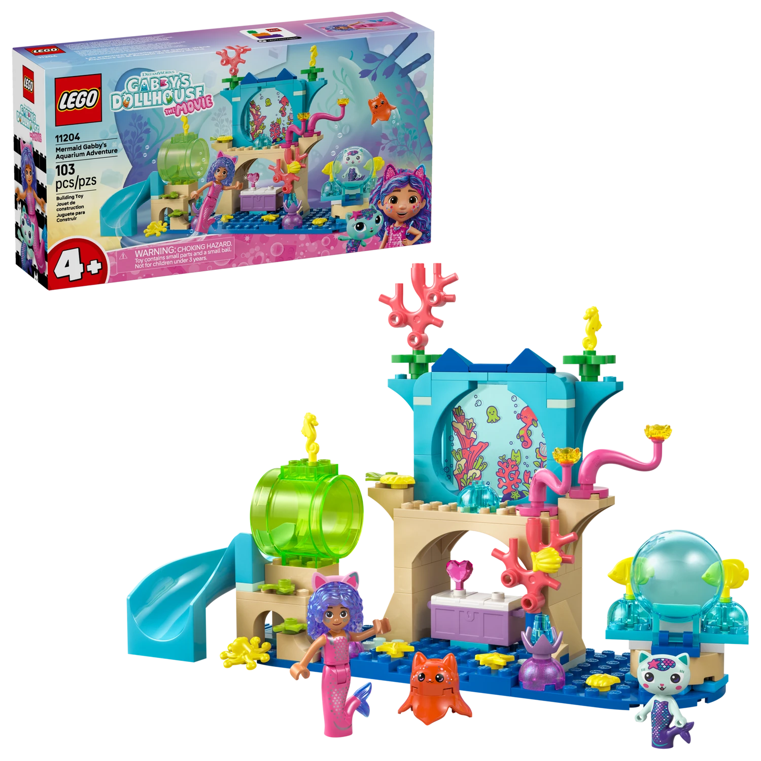 LEGO® 11204 Mermaid Gabby's Aquarium Adventure - Gabby's Dollhouse 4+