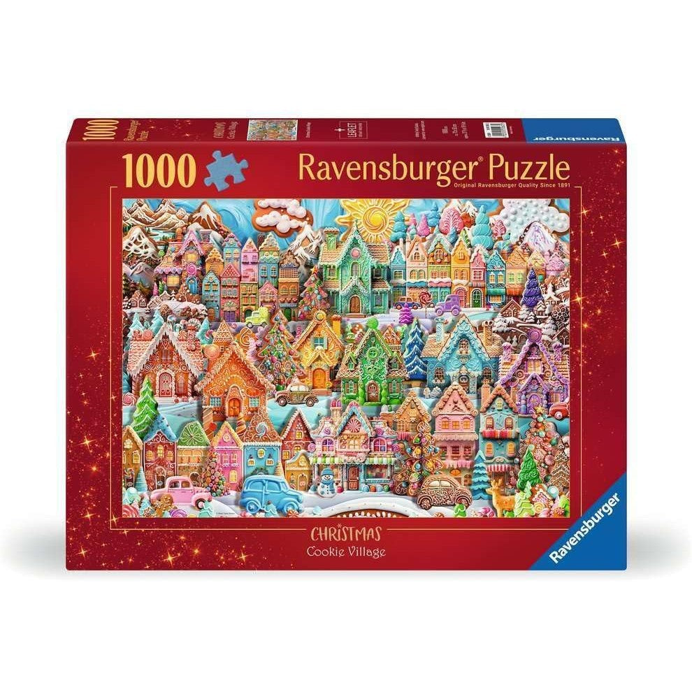 Ravensburger - Christmas Cookie Village Jigsaw Puzzle 1000 Pieces