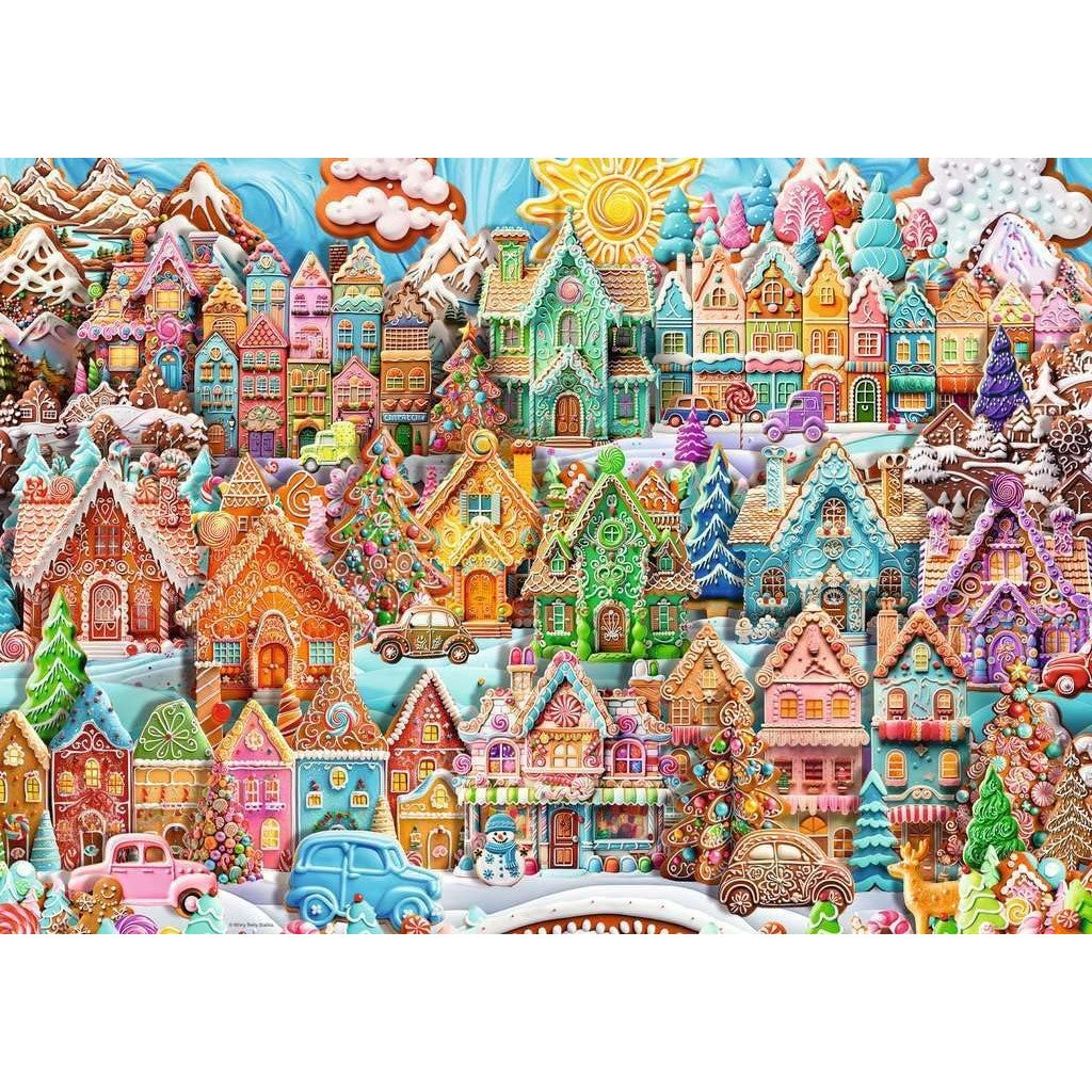 Ravensburger - Christmas Cookie Village Jigsaw Puzzle 1000 Pieces