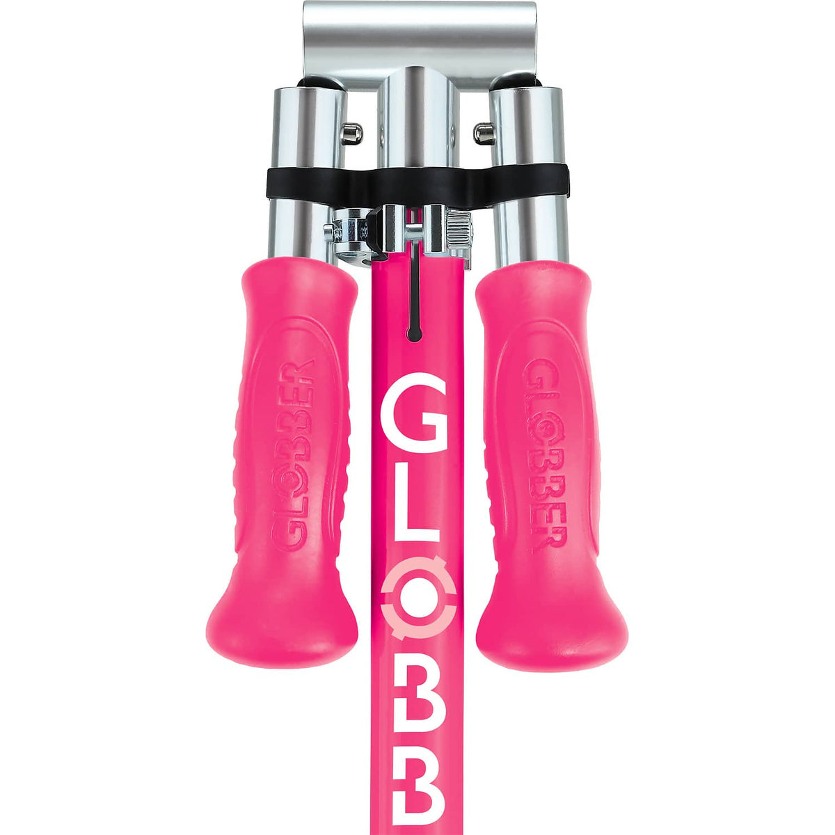 Globber - Flow Foldable Junior Scooter with Lights - Pastel Pink / Fuchsia
