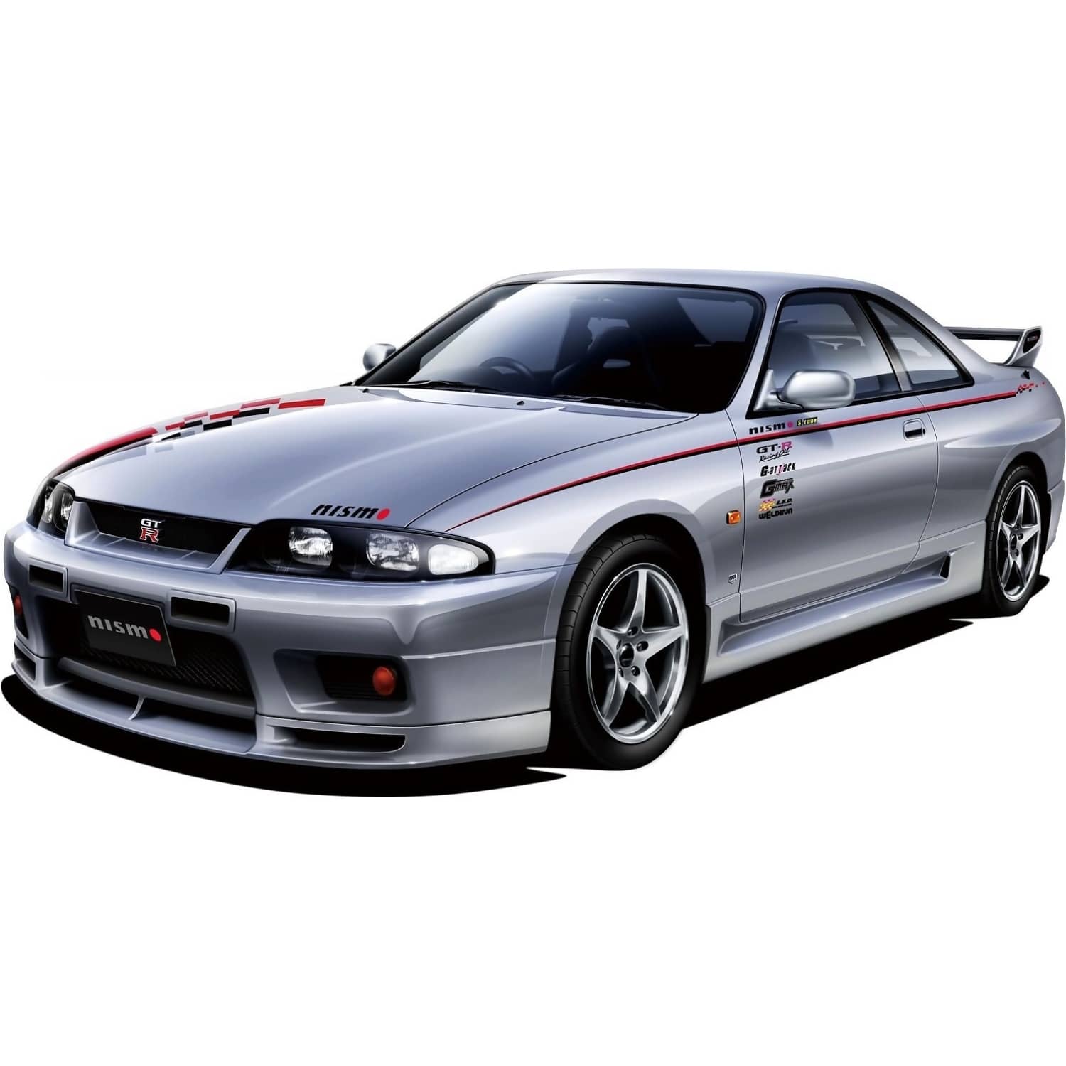 FUJIMI - 1:24 NISSAN SKYLINE GT-R R33 NISMO WITH 40TH ANNIVERSARY DISPLAY CASE - PLASTIC MODEL KIT