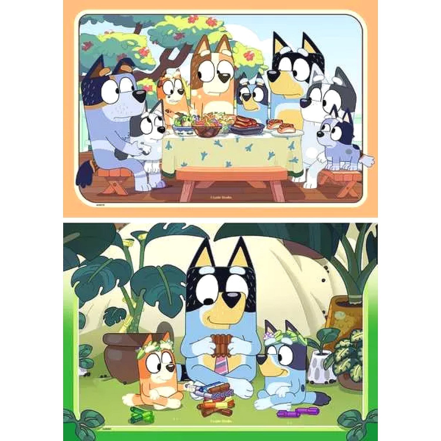 Ravensburger - Bluey Story Game Let's do this! Jigsaw Puzzle 2 X 24pc