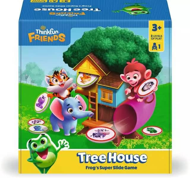 ThinkFun - Friends: Tree House Frog's Super Slide Game