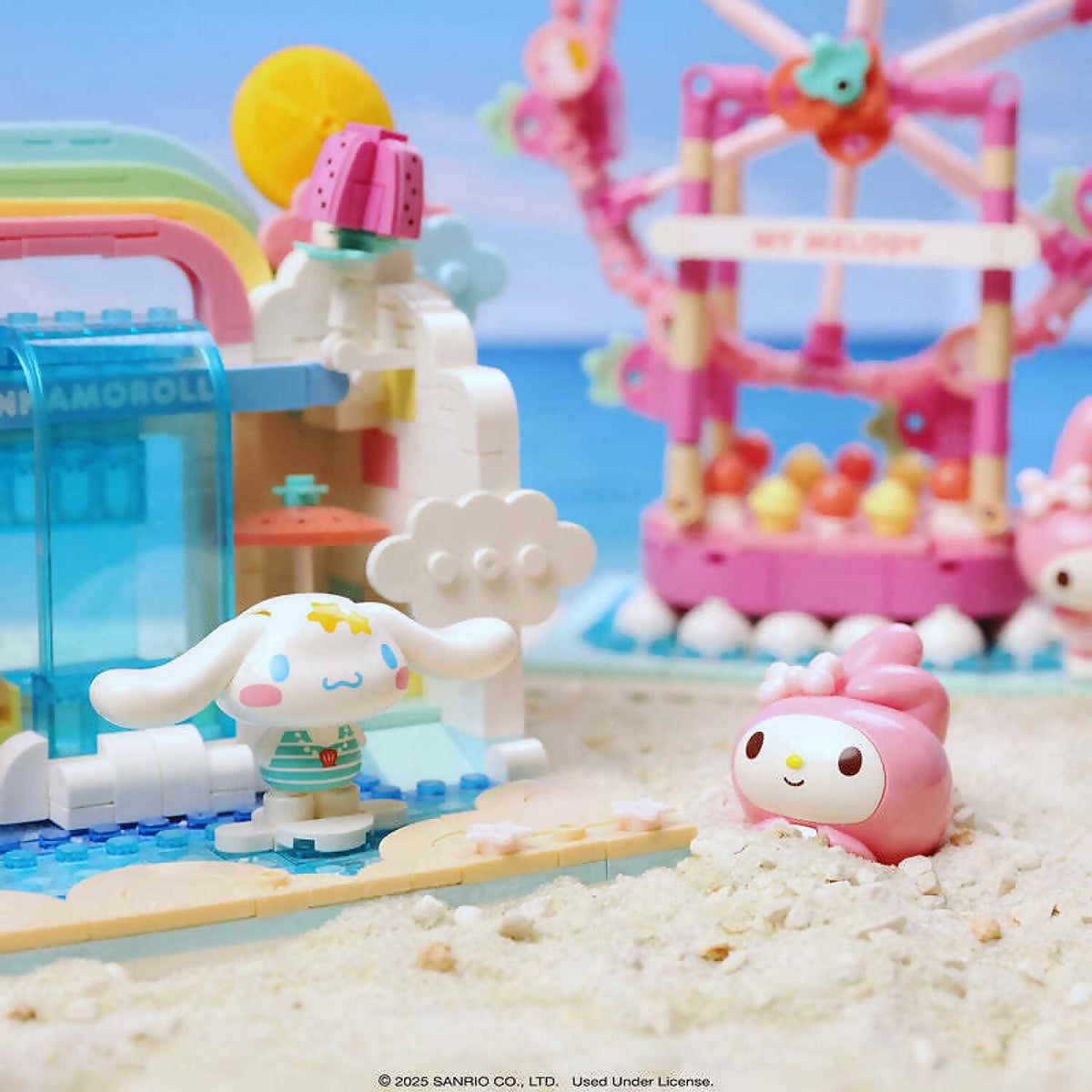 Hello Kitty - and Friends - YuMe Blocks Summer Wunderland - My Melody Ferris Wheel 388 Pieces