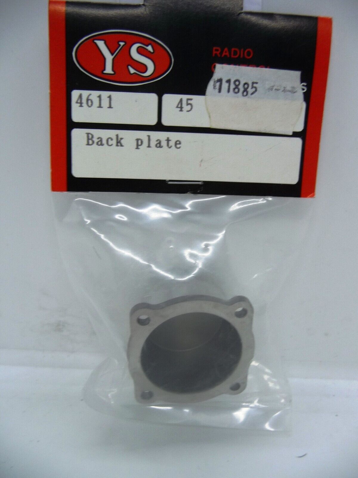 4611 YS ENGINES PART BAK PLATE 5