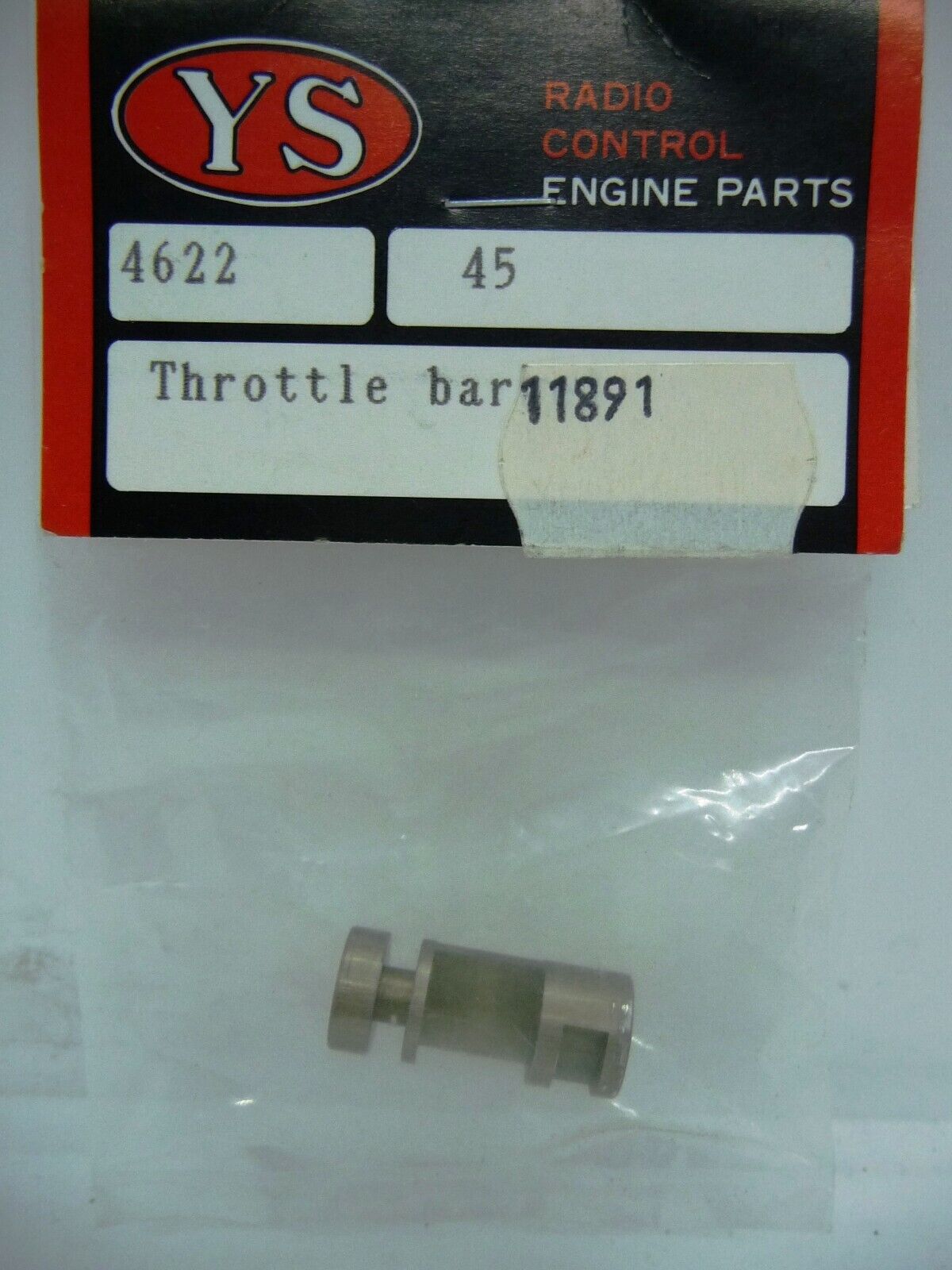 4622 YS ENGINES PART THROTTLE BARREL 45