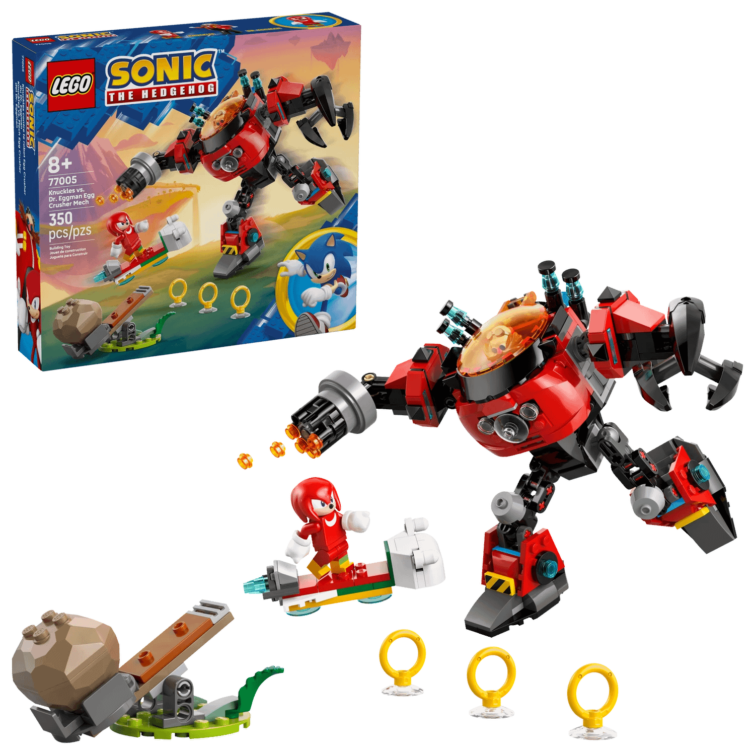 LEGO® 77005 Knuckles vs. Dr. Eggman Egg Crusher Mech - Sonic the Hedgehog™