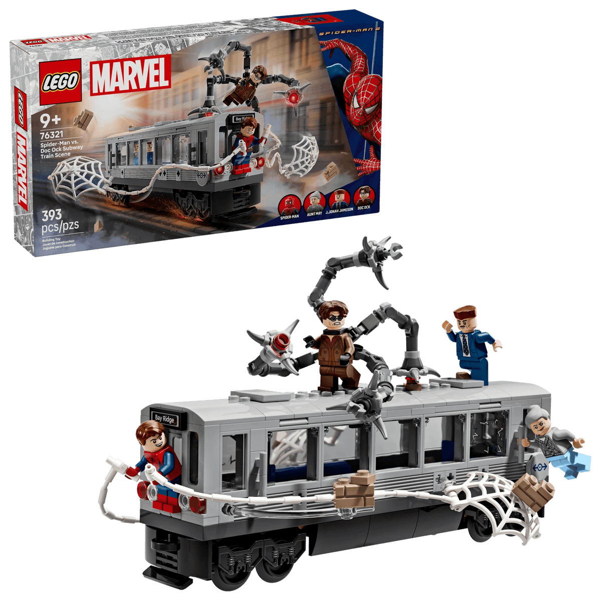 LEGO® 76321 Spider-Man vs. Doc Ock Subway Train Scene - Marvel Super Heroes