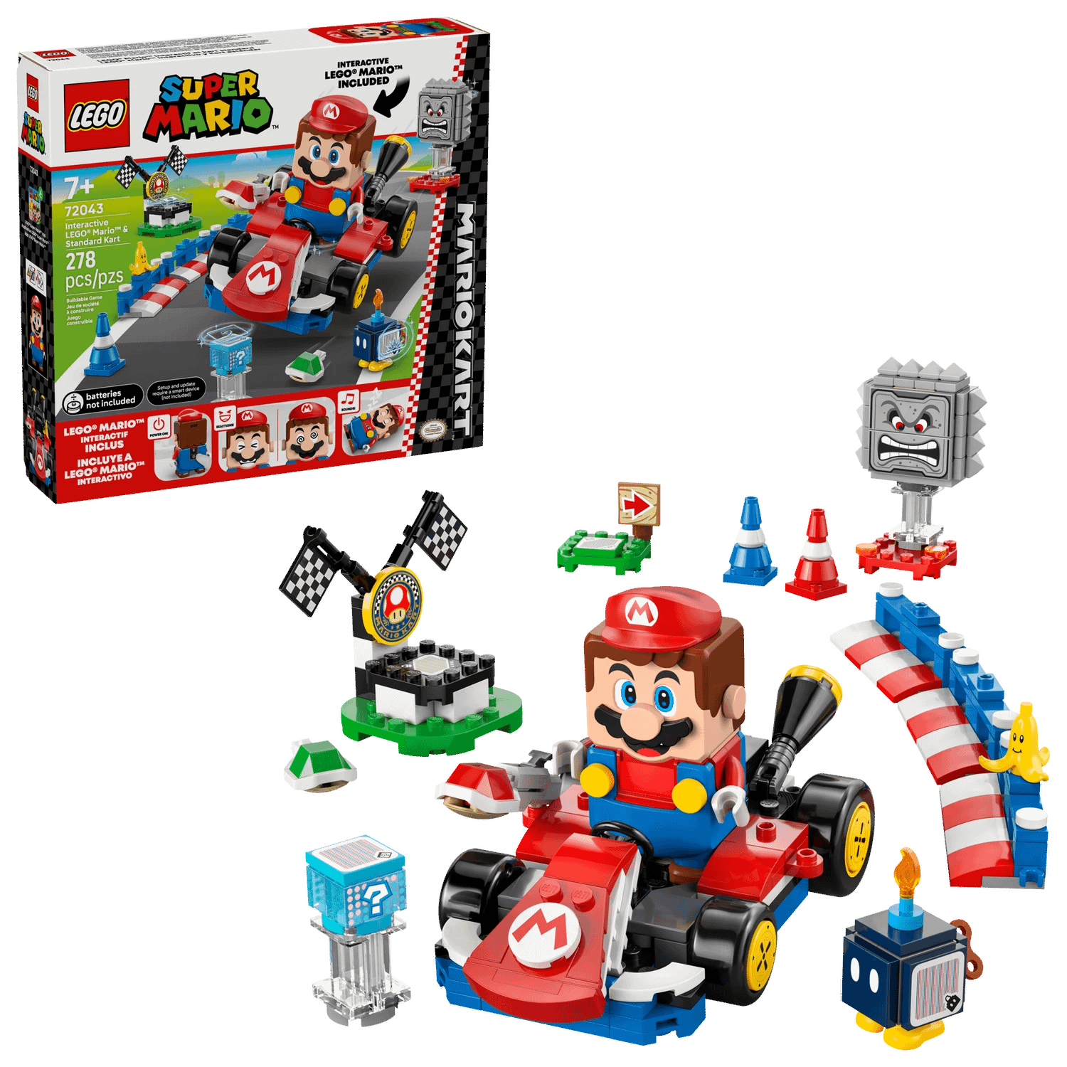 LEGO® 72043 Mario Kart - Interactive LEGO® Mario & Standard Kart - Super Mario™