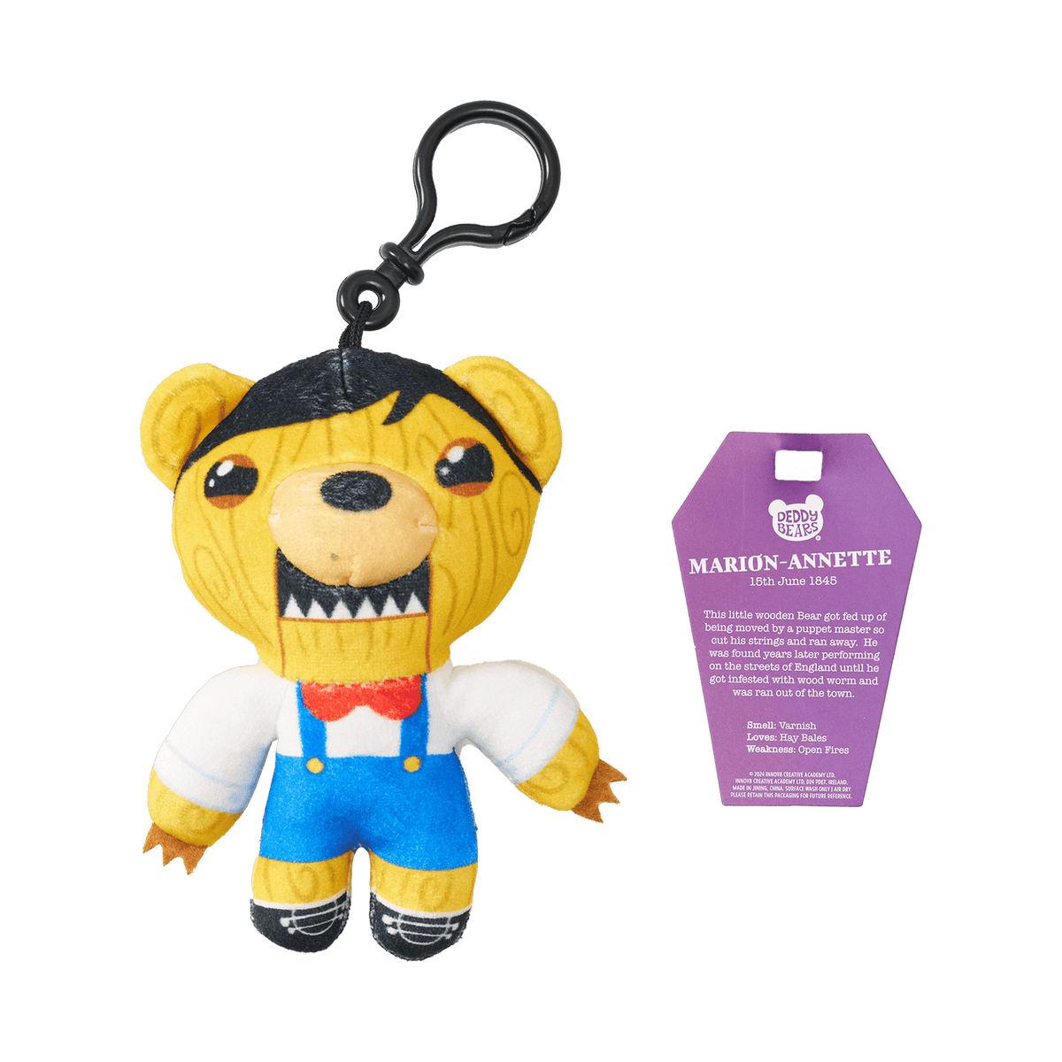 Deddy Bears - Series 4 Edition Mystery Blind Bag - 12cm Plush Clip-On - Jasnor