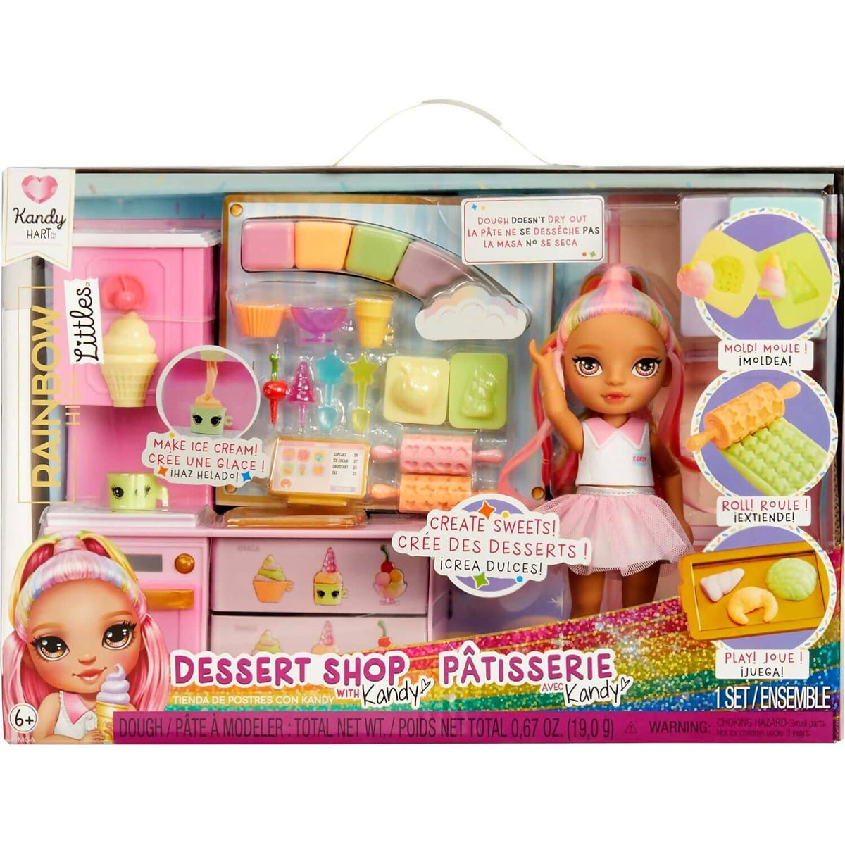 Rainbow High - Littles - Dessert Shop with Kandy Playset