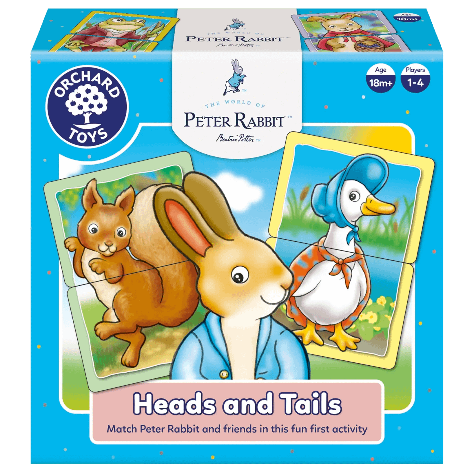 Orchard Toys - Peter Rabbit Heads and Tails Game