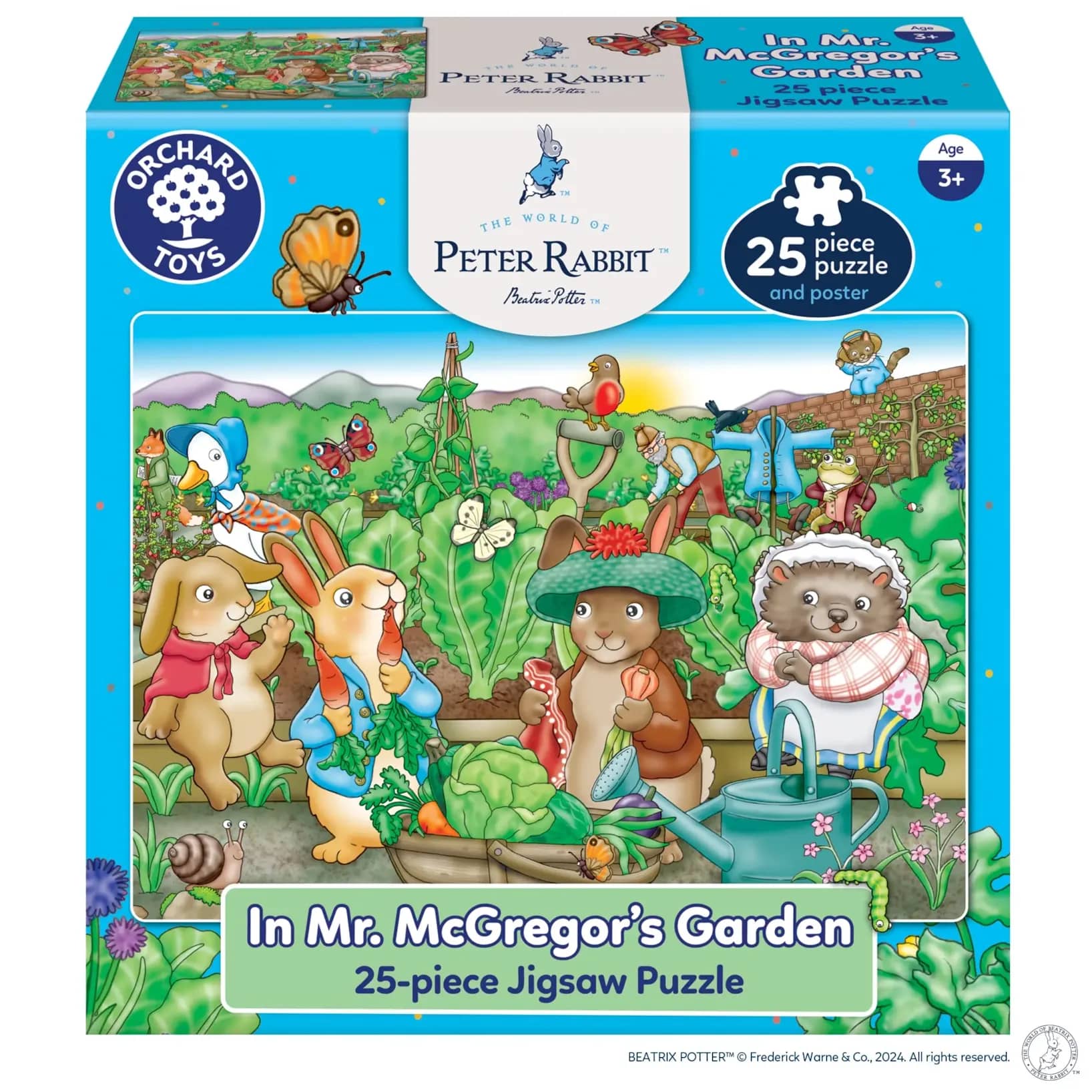 Orchard Toys - Peter Rabbit In Mr. McGregor's Garden jigsaw puzzle 25 Pieces