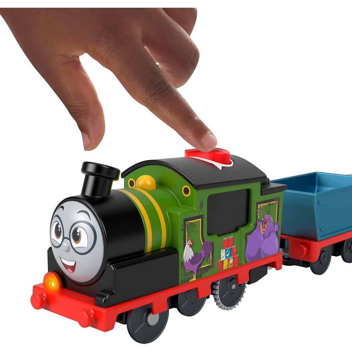 Fisher-Price - Thomas & Friends Talking Whiff Motorized Toy Train with Sounds & Phrases - Mattel