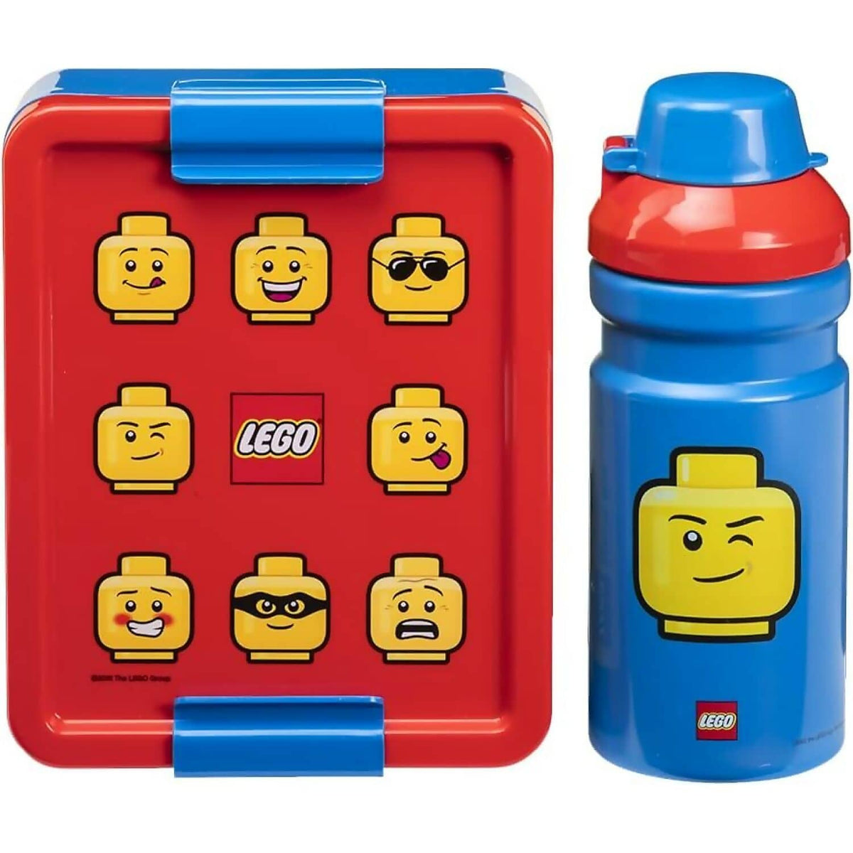 LEGO® Minifigure Lunch Set Iconic Boy Red/Blue - Room Copenhagen