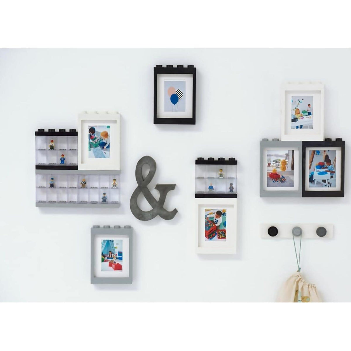 LEGO® Minifigure Display Case 16 Black - Room Copenhagen