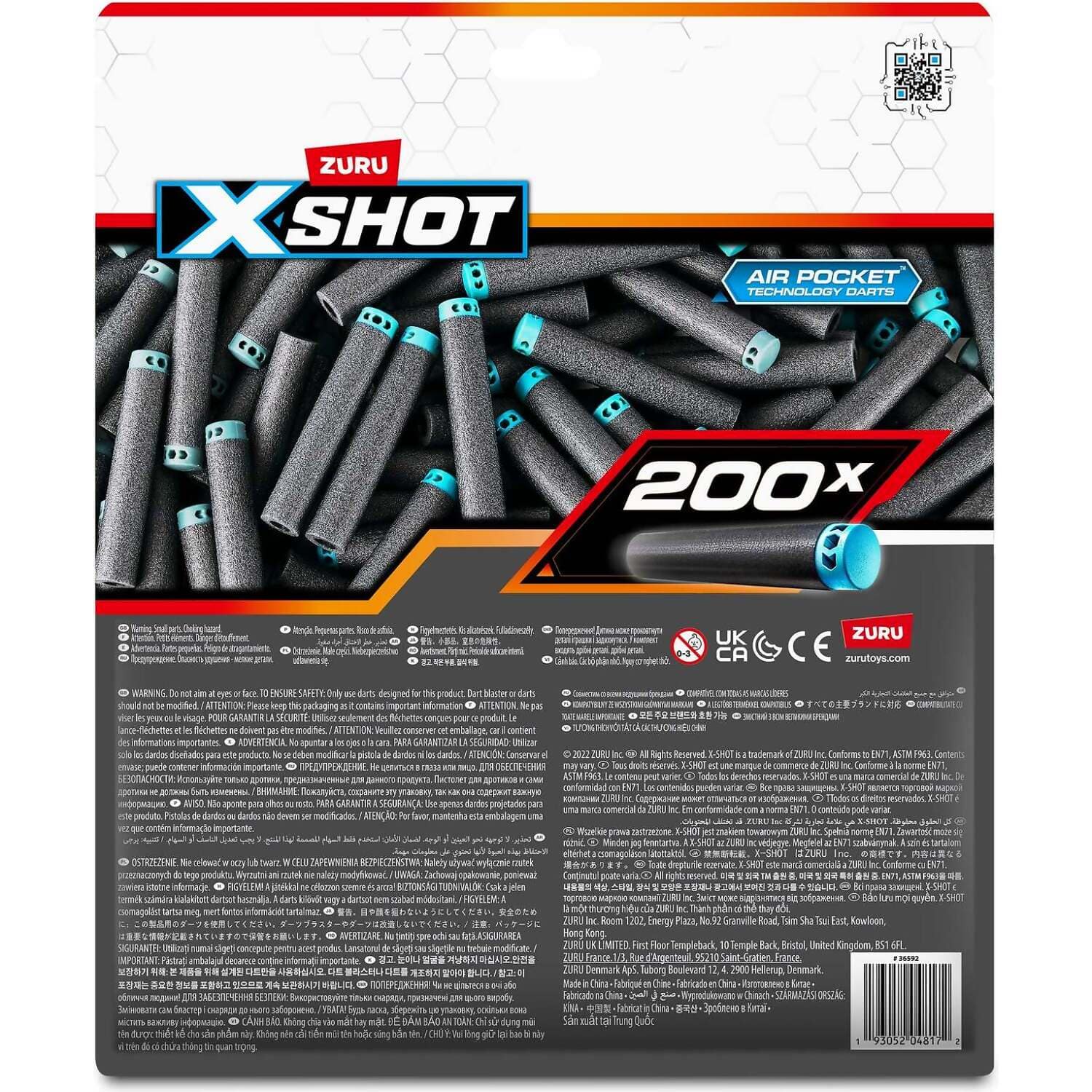 ZURU - X-Shot 200 Elite Dart Refill Pack