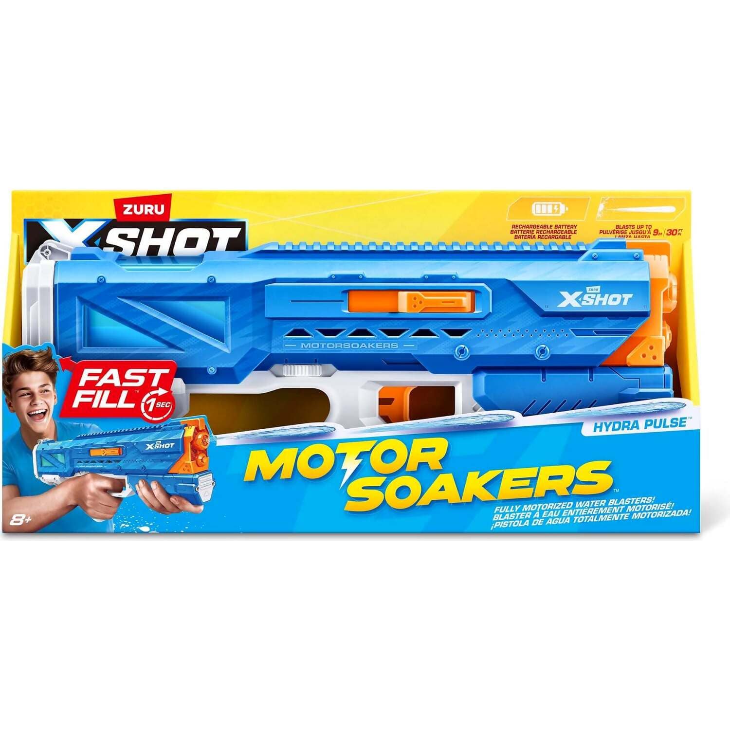 ZURU - X-Shot Motorized Fast Fill Motor Soaker - Hydra Pulse