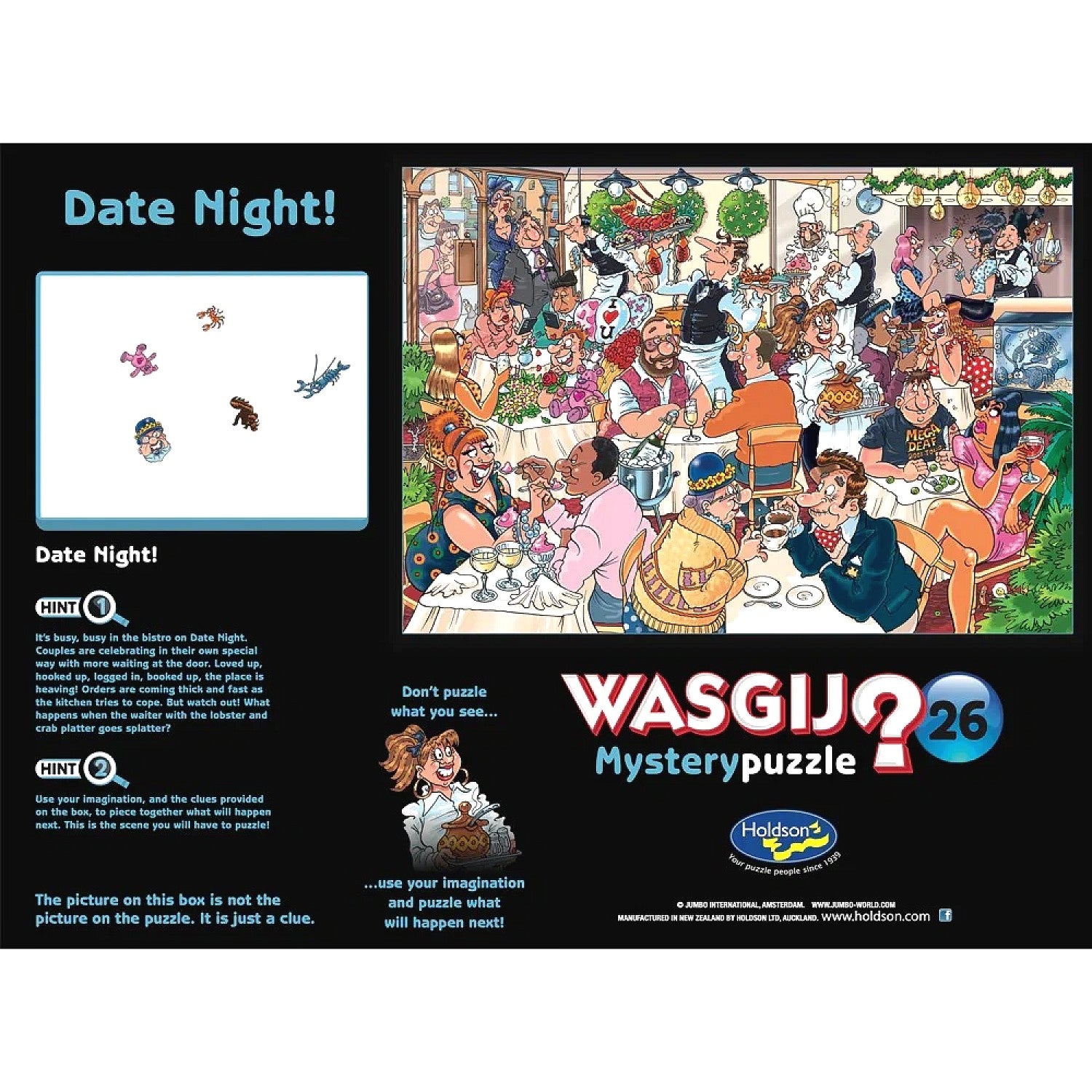 WASGIJ? - Mystery 26 Date Night! Holdson Jigsaw Puzzle 1000 Pieces