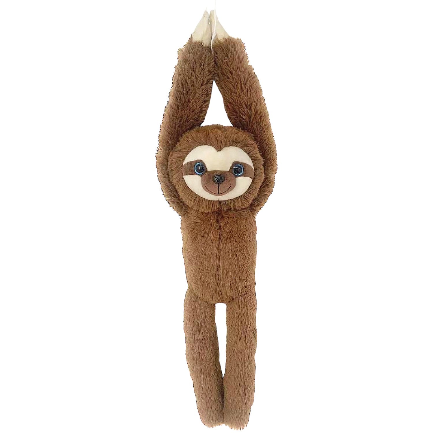 Cotton Candy - Plush Roger Hanging Sloth - Brown