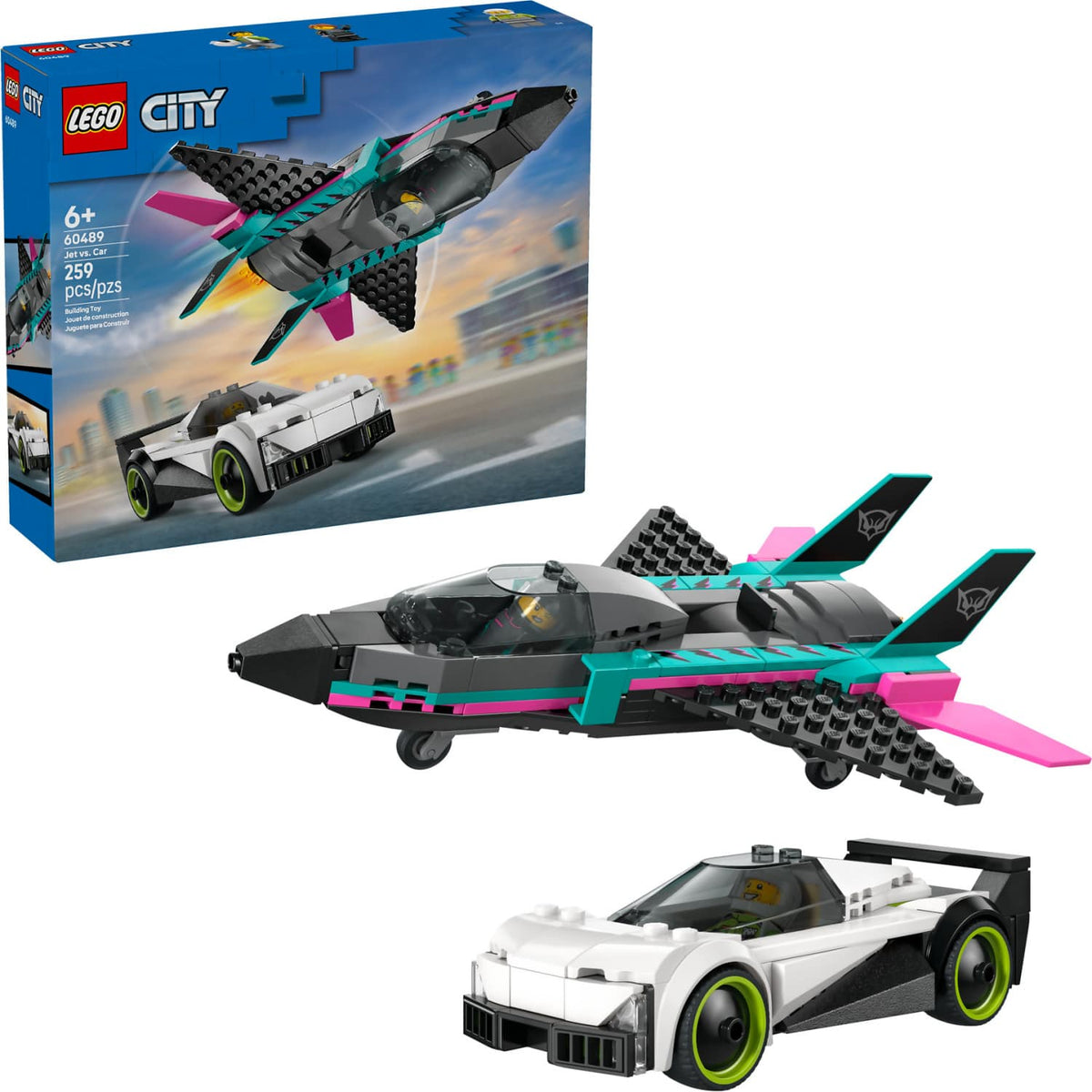 LEGO® 60489 Jet vs. Car - City
