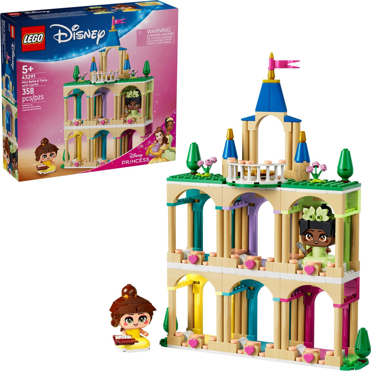 LEGO® 43291 Mini Belle & Tiana with Castle - Disney