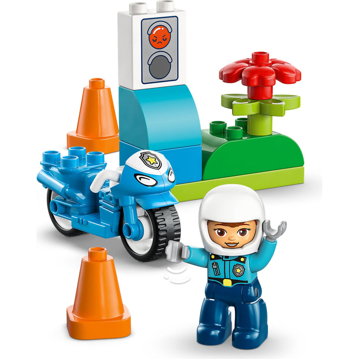LEGO® 10471 Blue Police Motorcycle -  DUPLO®