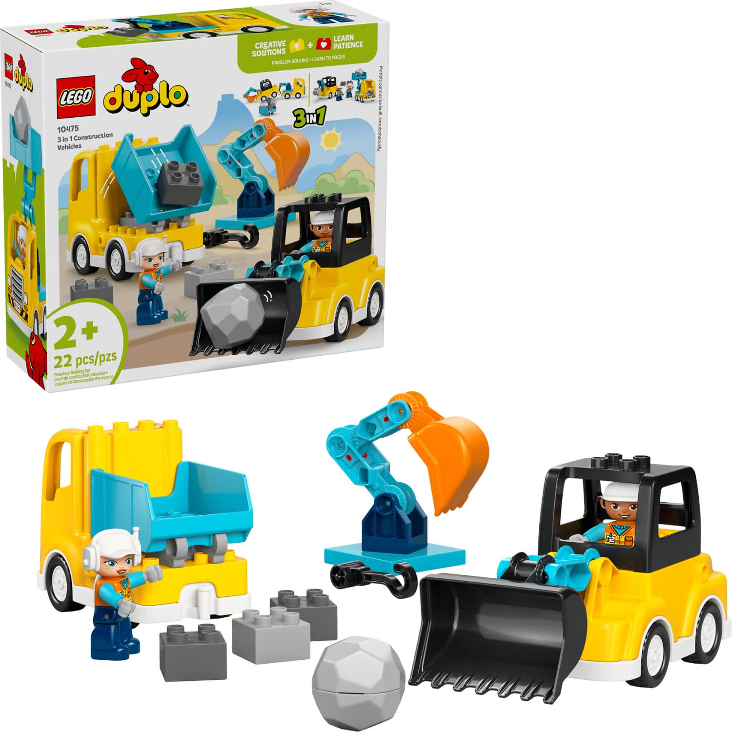 LEGO® 10475 3-in-1 Construction Vehicles -  DUPLO®