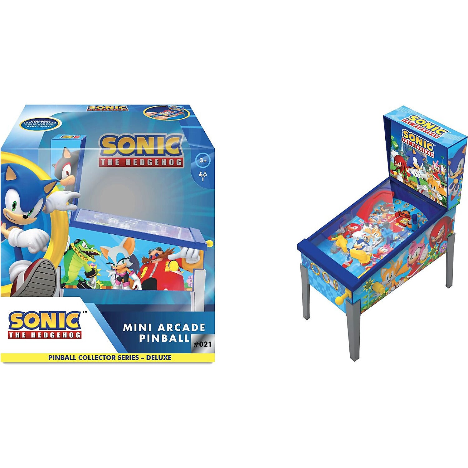 Sonic - The Hedgehog - Mini Arcade Pinball Collector Series Deluxe