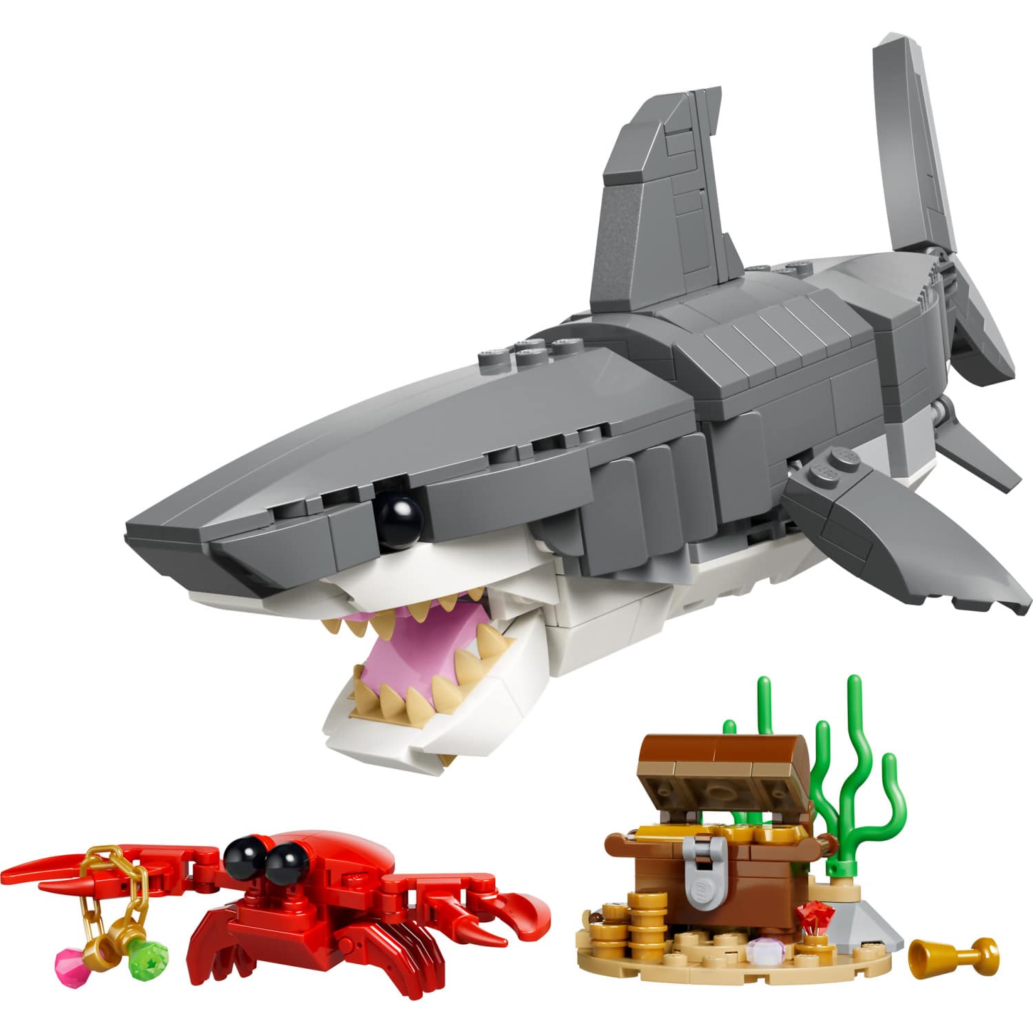 LEGO® 31381 Fierce Shark with a Treasure Chest - Creator 3-in-1