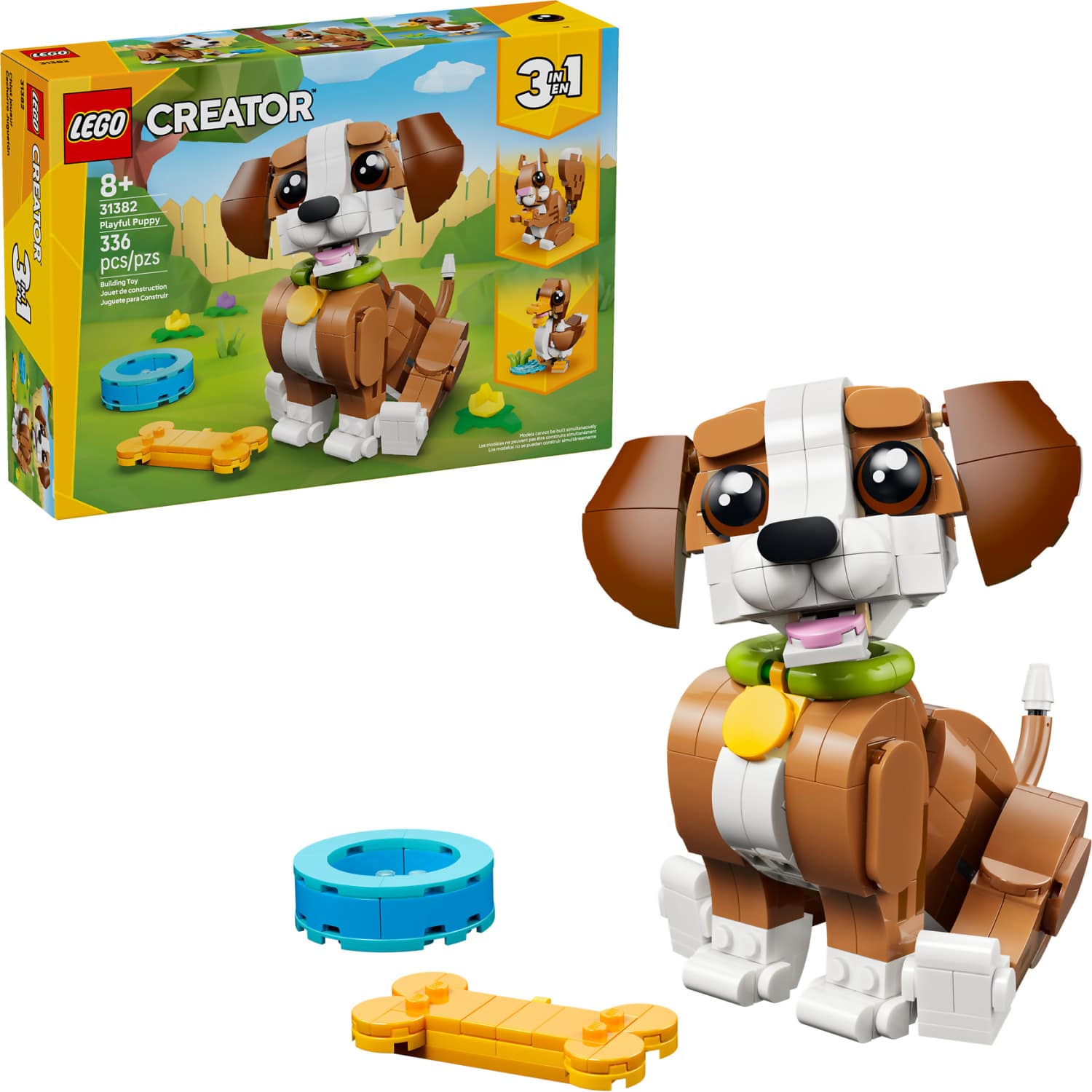 LEGO® 31382 Cute Animals: Playful Puppy Dog - Creator 3-in-1