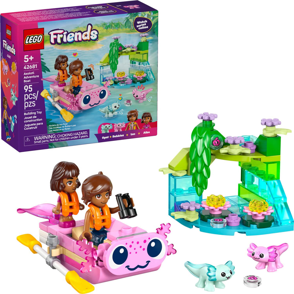 LEGO® 42681 Axolotl Adventure Boat - Friends