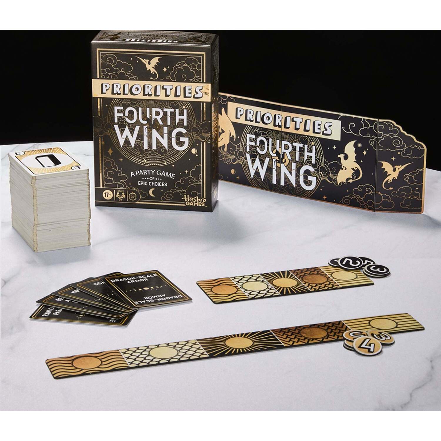 Hasbro Games - Priorities Fourth Wing Edition Card Game