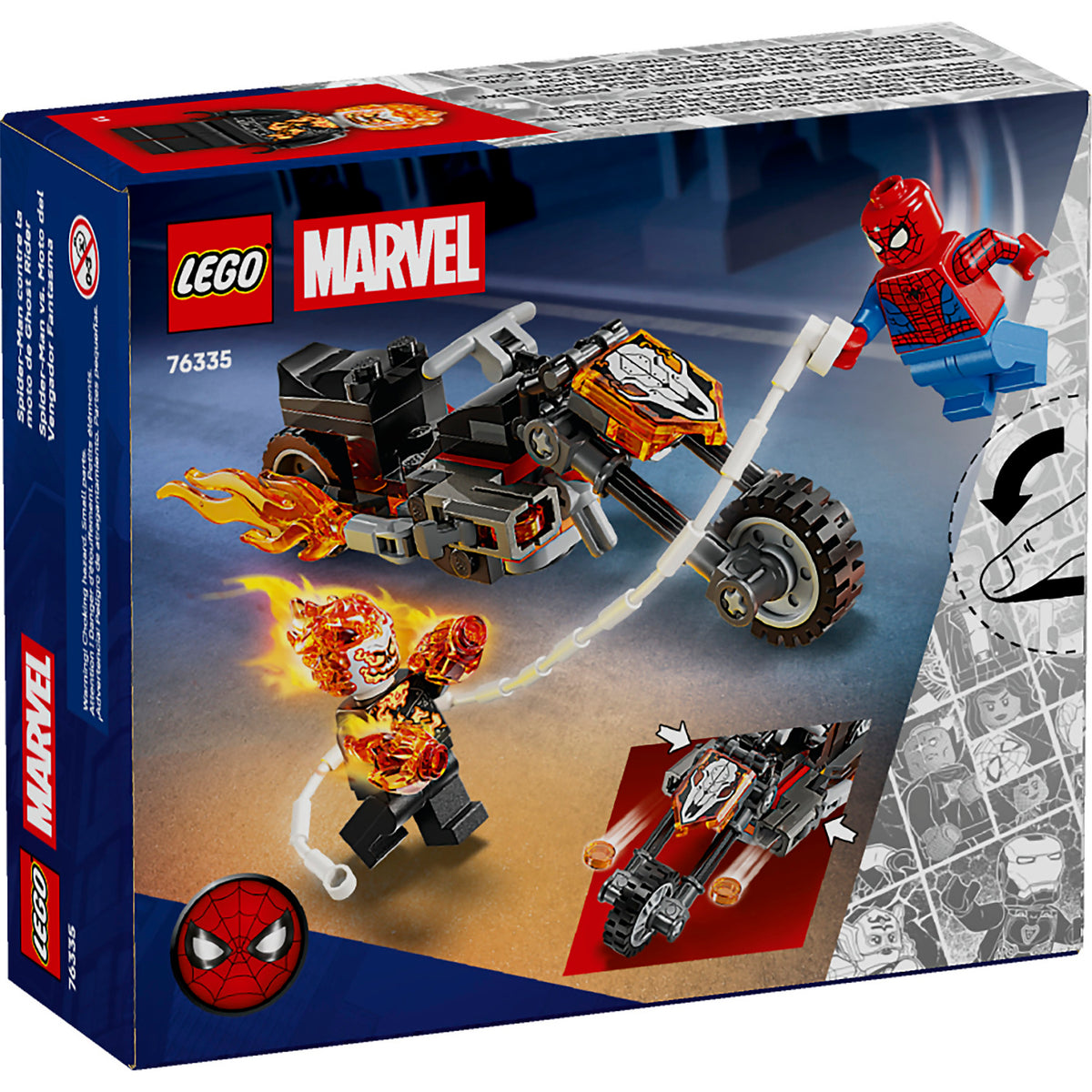 LEGO® 76335 Spider-Man vs. Ghost Rider Motorcycle - Marvel Super Heroes