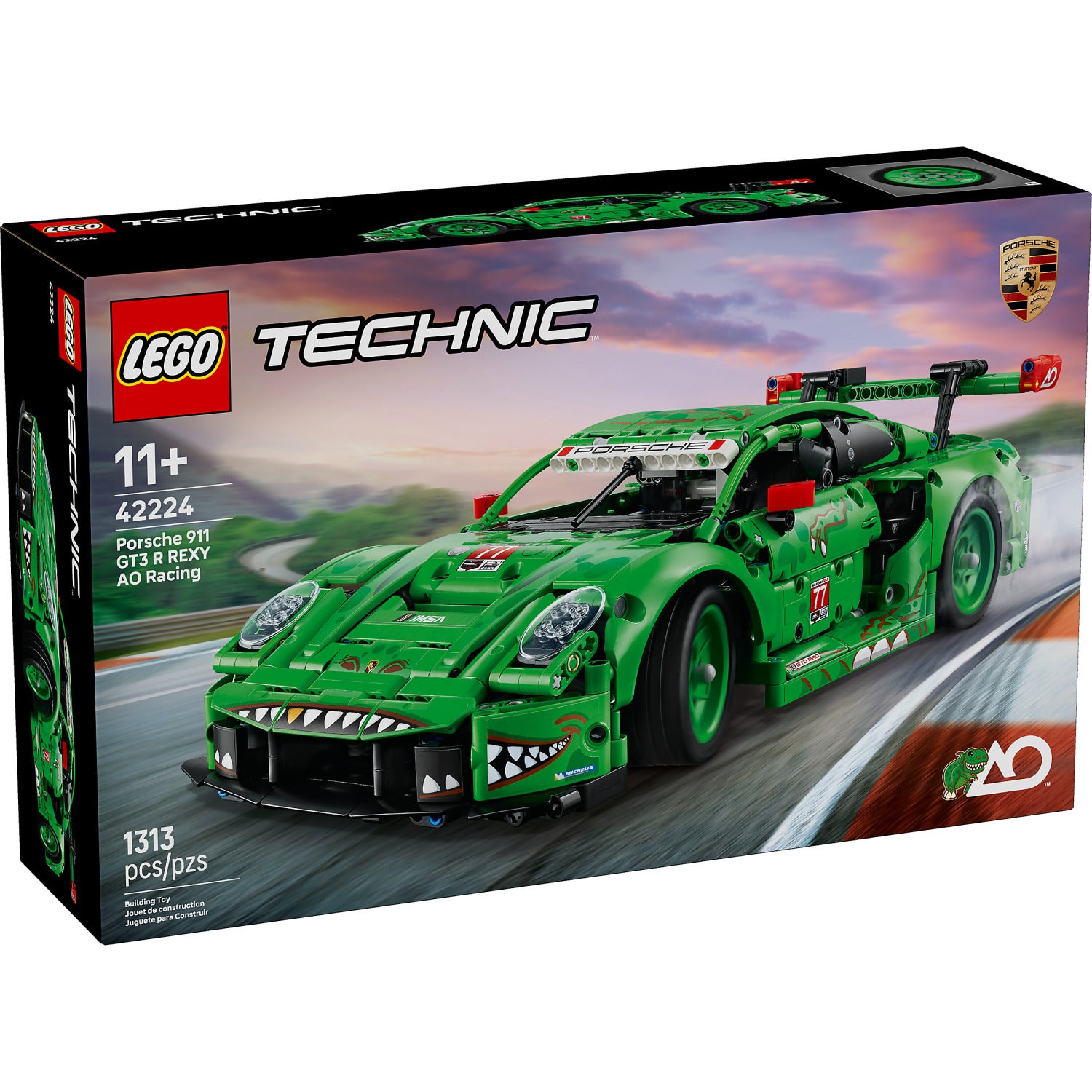 LEGO® 42224 Porsche 911 GT3 R REXY AO Racing Car - Technic