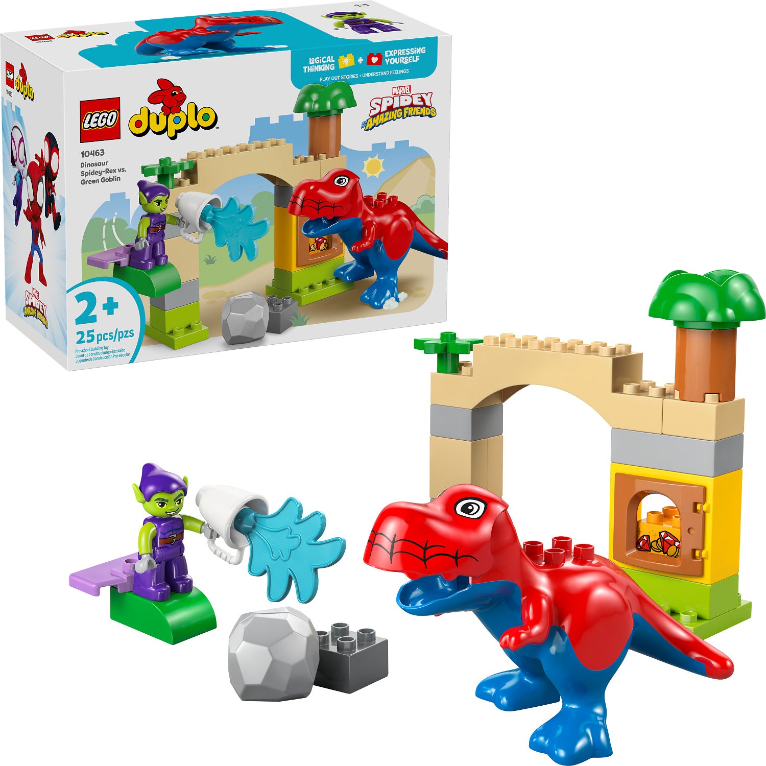 LEGO® 10463 Dinosaur Spidey-Rex vs. Green Goblin -  DUPLO®
